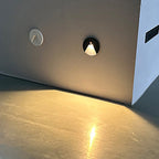 Modern Minimalist Aluminum Round Recessed LED Wall Sconce Lamp For Hallways