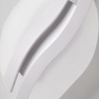 Modern Minimalist Iron & Acrylic Leaf-Shaped LED Wall Sconce Lamp For Bedroom & Living Room