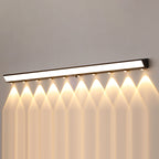Modern Minimalist Solar Waterproof Motion Sensor Acrylic Aluminum & Stainless Steel Rectangular LED Wall Sconce Lamp For Outdoor Patio