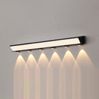 Modern Minimalist Solar Waterproof Motion Sensor Acrylic Aluminum & Stainless Steel Rectangular LED Wall Sconce Lamp For Outdoor Patio