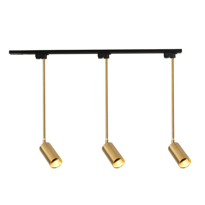Contemporary Nordic Iron Cylindrical LED Pendant Light Track Lighting Spotlight For Dining Room