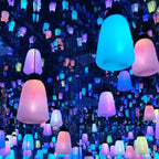 Modern Minimalist Waterproof Pe & Pp Bottle-shaped LED Outdoor Pendant Light for Outdoor Patio & Garden