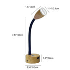 Contemporary Nordic Aluminum Gooseneck LED Reading Wall Sconce Lamp For Bedside