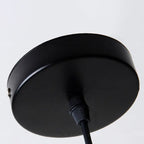 Contemporary Industrial Iron & Glass Barrel Cylinder Globe 1-light Pendant Light for Dining Room BulbSquare