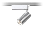 Adjustable Aluminum LED Track Spotlight - Industrial Cylinder Semi-flush Mount Ceiling Light for Home Office