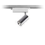 Adjustable Aluminum LED Track Spotlight - Industrial Cylinder Semi-flush Mount Ceiling Light for Home Office