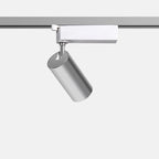 Adjustable Aluminum LED Track Spotlight - Industrial Cylinder Semi-flush Mount Ceiling Light for Home Office