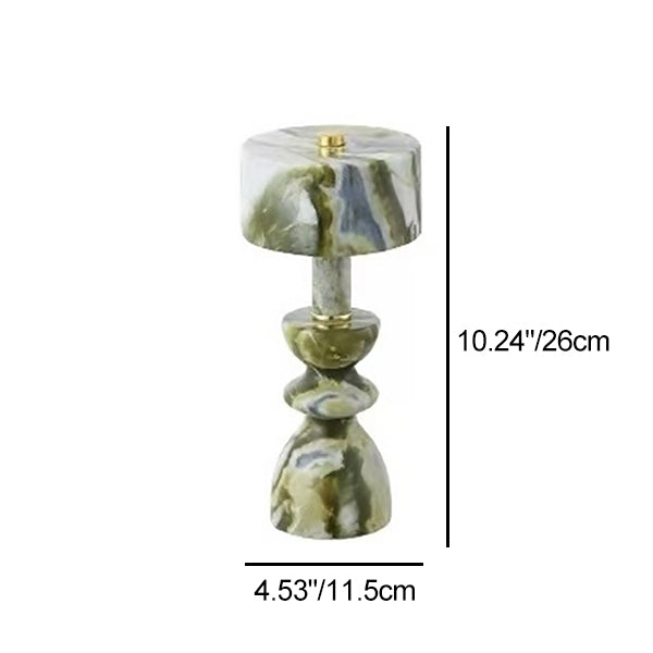 Modern Minimalist Aluminum Marble USB LED Table Lamp Lumendat