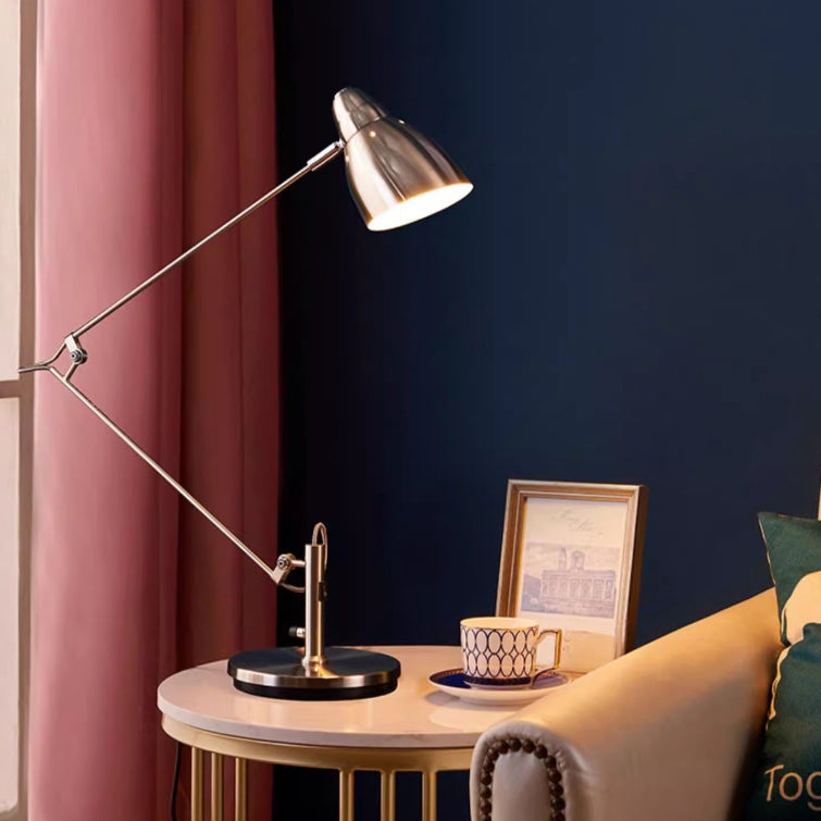 Modern Minimalist Dome Iron 1-Light Table Lamp For Living Room Lumendat