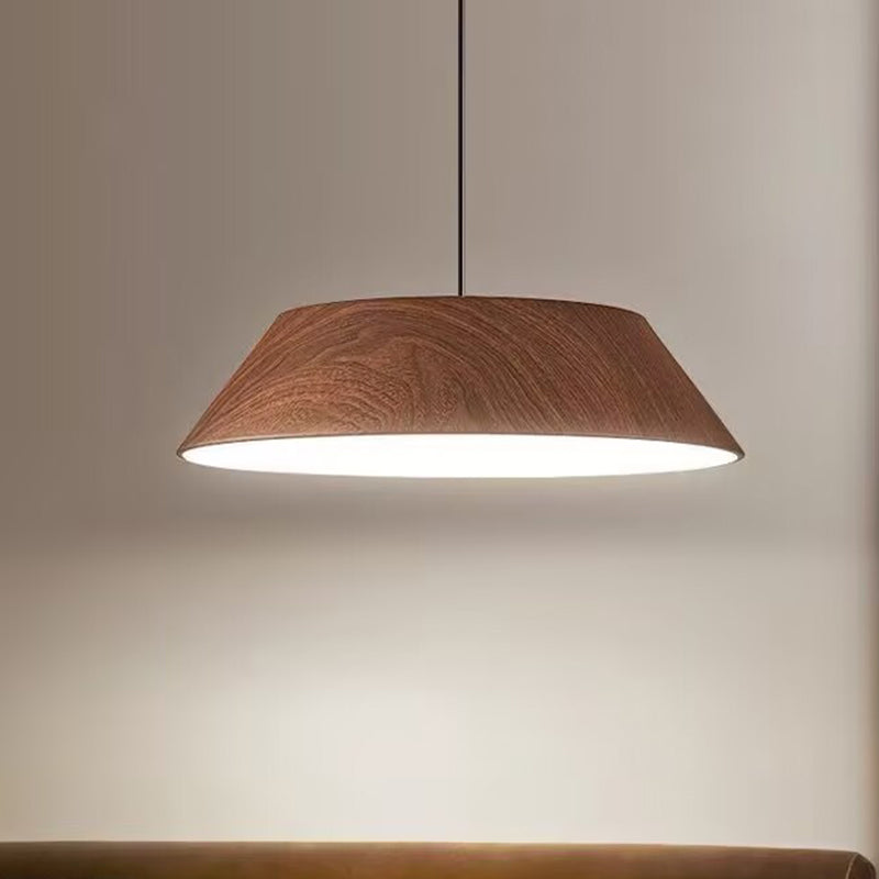 Traditional Rustic Flying Saucer-shaped Iron Acrylic LED Pendant Light For Dining Room