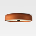 Contemporary Scandinavian Pie Shape Iron Acrylic LED Flush Mount Ceiling Light For Bedroom Lumendat