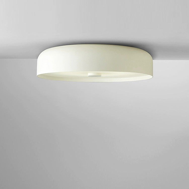 Contemporary Scandinavian Pie Shape Iron Acrylic LED Flush Mount Ceiling Light For Bedroom Lumendat
