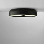 Contemporary Scandinavian Pie Shape Iron Acrylic LED Flush Mount Ceiling Light For Bedroom Lumendat