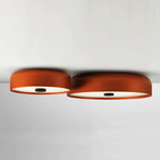 Contemporary Scandinavian Pie Shape Iron Acrylic LED Flush Mount Ceiling Light For Bedroom Lumendat