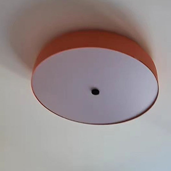 Contemporary Scandinavian Pie Shape Iron Acrylic LED Flush Mount Ceiling Light For Bedroom Lumendat
