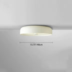 Contemporary Scandinavian Pie Shape Iron Acrylic LED Flush Mount Ceiling Light For Bedroom Lumendat