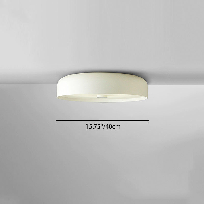 Contemporary Scandinavian Pie Shape Iron Acrylic LED Flush Mount Ceiling Light For Bedroom Lumendat