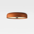 Contemporary Scandinavian Pie Shape Iron Acrylic LED Flush Mount Ceiling Light For Bedroom Lumendat