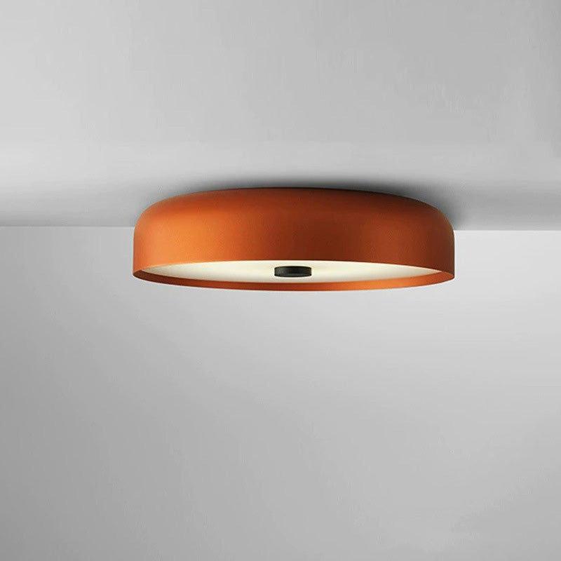Contemporary Scandinavian Pie Shape Iron Acrylic LED Flush Mount Ceiling Light For Bedroom Lumendat