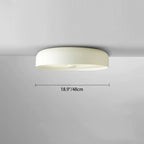 Contemporary Scandinavian Pie Shape Iron Acrylic LED Flush Mount Ceiling Light For Bedroom Lumendat