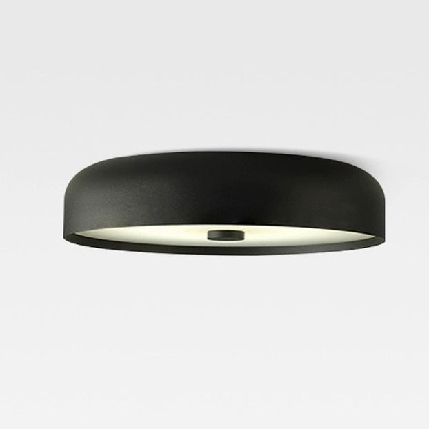 Contemporary Scandinavian Pie Shape Iron Acrylic LED Flush Mount Ceiling Light For Bedroom Lumendat