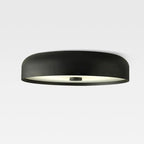 Contemporary Scandinavian Pie Shape Iron Acrylic LED Flush Mount Ceiling Light For Bedroom Lumendat