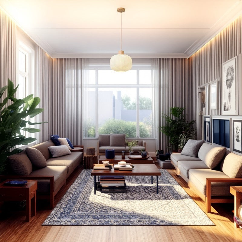 Traditional Japanese Cylindrical Lantern-shaped Wooden Woven Glass 1-light Pendant Light for Living Room
