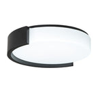 Modern Minimalist Cylindrical Iron Acrylic LED Flush Mount Ceiling Light For Bedroom