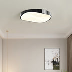 Modern Minimalist Cylindrical Rectangular Iron Acrylic LED Flush Mount Ceiling Light For Bedroom
