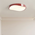 Modern Minimalist Cylindrical Rectangular Iron Acrylic LED Flush Mount Ceiling Light For Bedroom