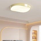Modern Minimalist Cylindrical Rectangular Iron Acrylic LED Flush Mount Ceiling Light For Bedroom