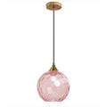 Modern Minimalist Spherical Round Iron Glass 1-light Pendant Light for Dining Room Lumendat