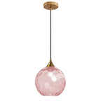 Modern Minimalist Spherical Round Iron Glass 1-light Pendant Light for Dining Room Lumendat