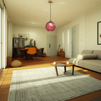 Modern Minimalist Spherical Round Iron Glass 1-light Pendant Light for Dining Room Lumendat