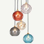 Modern Minimalist Spherical Round Iron Glass 1-light Pendant Light for Dining Room Lumendat