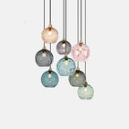 Modern Minimalist Spherical Round Iron Glass 1-light Pendant Light for Dining Room Lumendat
