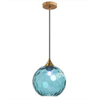 Modern Minimalist Spherical Round Iron Glass 1-light Pendant Light for Dining Room Lumendat