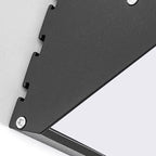Modern Minimalist Waterproof Outdoor Square Aluminum Acrylic LED Wall Scone Lamp For Outdoor Patio