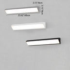 Modern Minimalist Waterproof Outdoor Square Aluminum Acrylic LED Wall Scone Lamp For Outdoor Patio