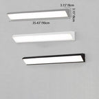 Modern Minimalist Waterproof Outdoor Square Aluminum Acrylic LED Wall Scone Lamp For Outdoor Patio