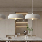 Modern Minimalist Round Cylindrical Plastic Foam 1-Light Pendant Light For Living Room