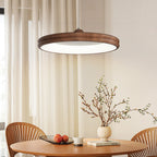 Modern Minimalist Round Cylindrical Iron Acrylic LED Pendant Light for Living Room
