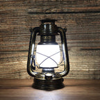 Traditional Vintage Round Horse Lamp Iron Acrylic LED Table Lamp For Living Room Lumendat