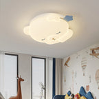 Lumendat Contemporary Creative Kids Bear Iron PE Flush Mount Ceiling Light For Bedroom Lumendat