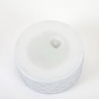 Modern Minimalist Solar Round Ice Brick Shape Acrylic LED Outdoor Light For Garden Lumendat