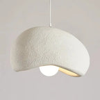 Contemporary Vintage Irregular Round Clouds Iron Resin 1-light Pendant Light for Living Room BulbSquare
