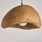Contemporary Vintage Irregular Round Clouds Iron Resin 1-light Pendant Light for Living Room BulbSquare