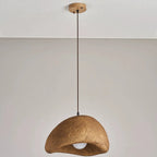 Contemporary Vintage Irregular Round Clouds Iron Resin 1-light Pendant Light for Living Room BulbSquare