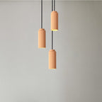 Contemporary Nordic Striped Cylinder Aluminum Iron Shade 1-light Pendant Light for Living Room