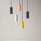Contemporary Nordic Striped Cylinder Aluminum Iron Shade 1-light Pendant Light for Living Room